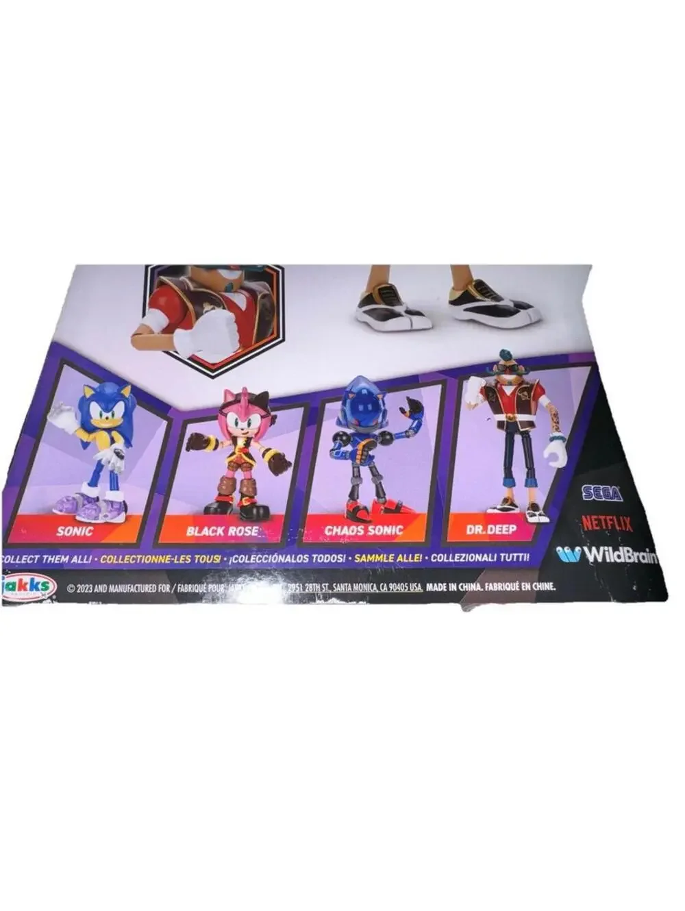 Netflix Sonic Prime Dr. Deep New York City Action Figure 2023 NEW Box Damage